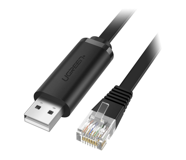 UGREEN Kabel konsolowy USB do RJ45 CM204 3m czarny - 1513561 - zdjęcie